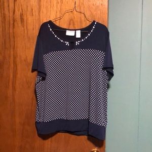 Womens short sleeve blouse